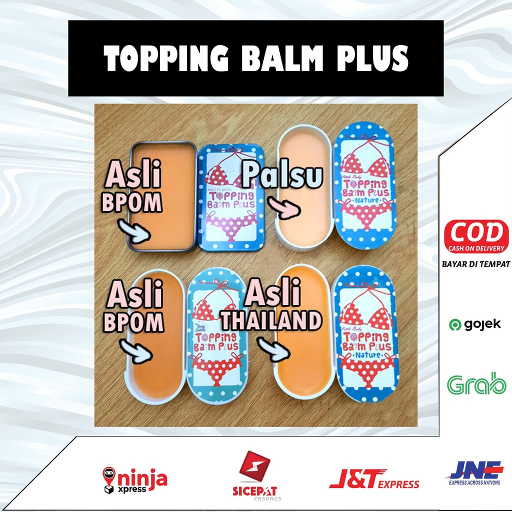 Cream Pemutih Lipatan Bokong Selangkangan Ketiak Pantat Topping Balm Plus Little Baby Original TPP2