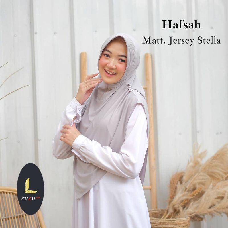 Lulu Hijab Instan New Hafsah jilbab bergo bahan stella premium