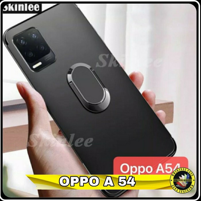 Case Oppo A54 Softcase A 54 Iring Black mate Iring Magnetic Slim