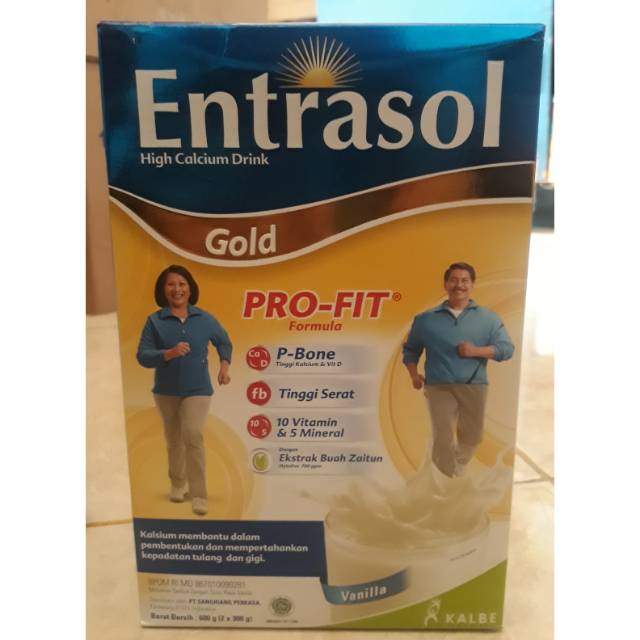 

Entrasol Gold Pro-Fit Vanilla 600g