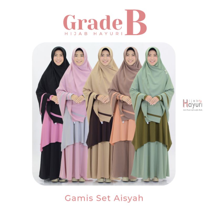 [Grade B] Gamis Set Aisyah by Hijab Hayuri