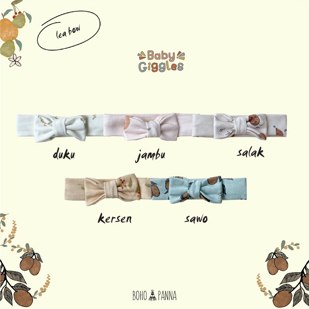 Bohopanna - Bohobaby Lea Bow Motif 0-6 Bulan