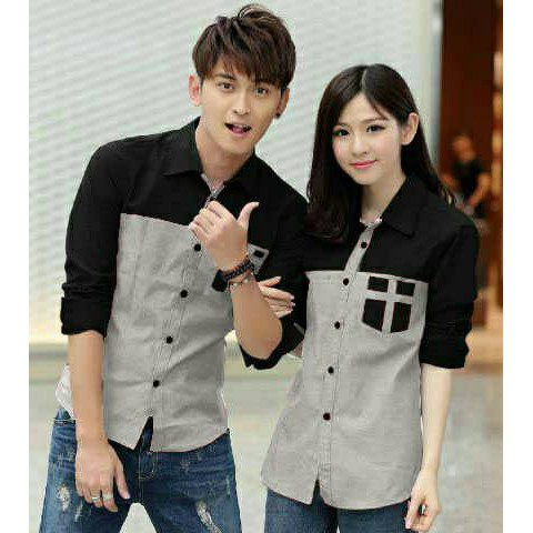 BAJU COUPLE AVERY ABU/MURAH WANITA/GAMIS SYARI/PASMINA INSTAN/COUPLE KELUARGA/KEBAYA MODERN/KULOT