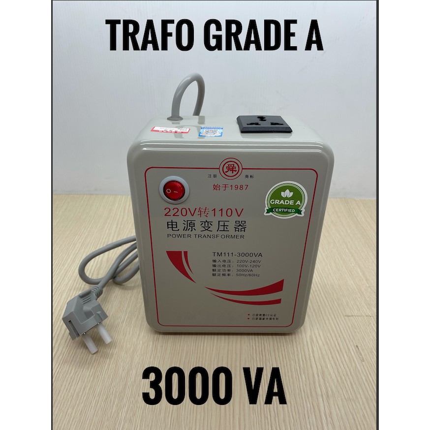 Trafo Stepdown 2000 & 3000 Watt - Hair Dryer Dyson - SOCKET