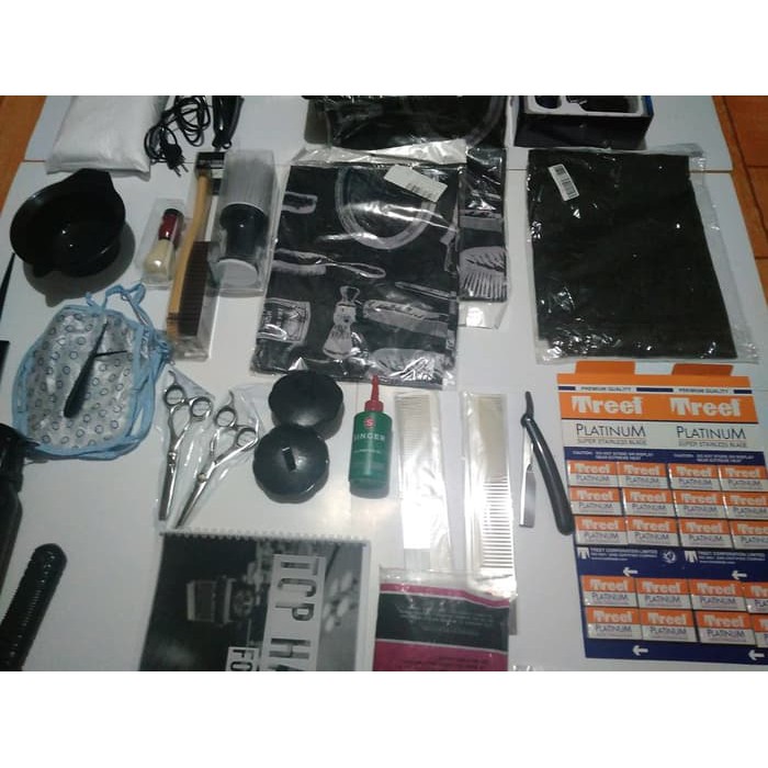 Promo paket lengkap alat cukur barber barber salon pangkas rambut