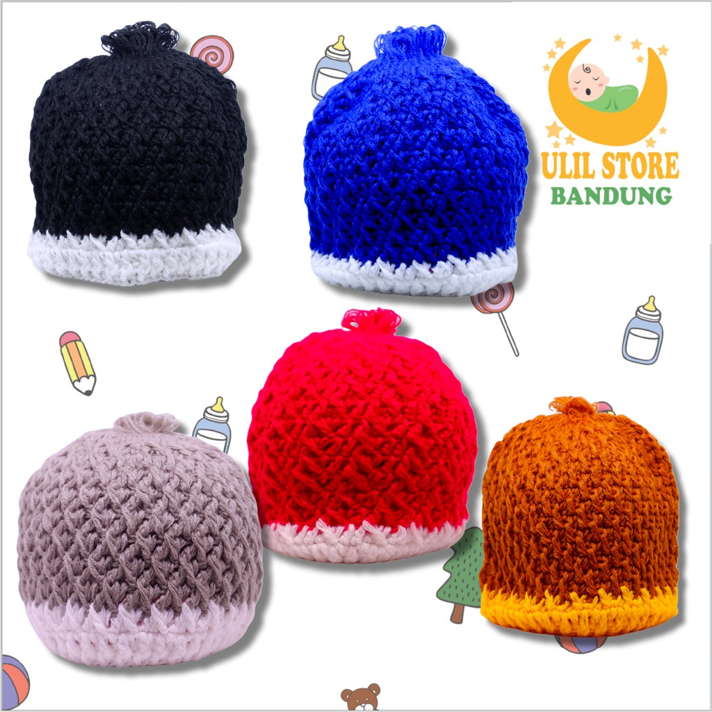 Topi Bayi Rajut Topi Kupluk Asli Handmade