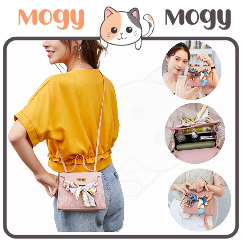 MOGYMOGY MG1387 Sling Bag Cewek Ribbon Tas Selempang Pita Fashion Wanita