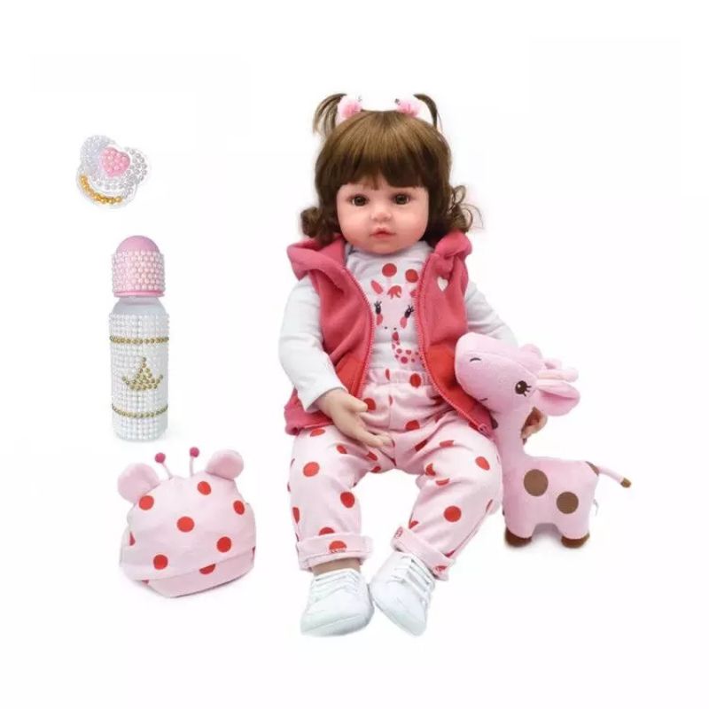 Full Silikon Boneka Reborn Premium cowok cewek 49 cm