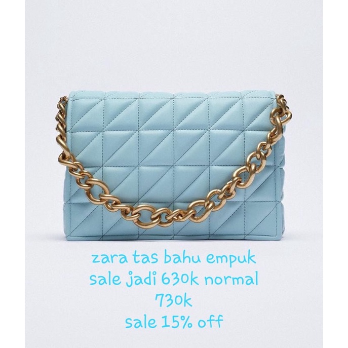 ZARA SALE TAS BAHU EMPUK ORIGINAL FROM STORE INDONESIA