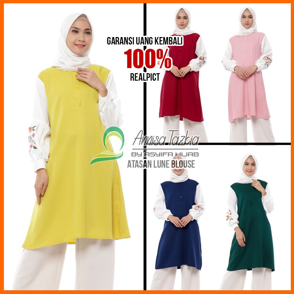 Baju Atasan Tunik Remaja Fashion Muslim Wanita Terbaru Kekinian | Martha Tunik | Asyifa Hijab