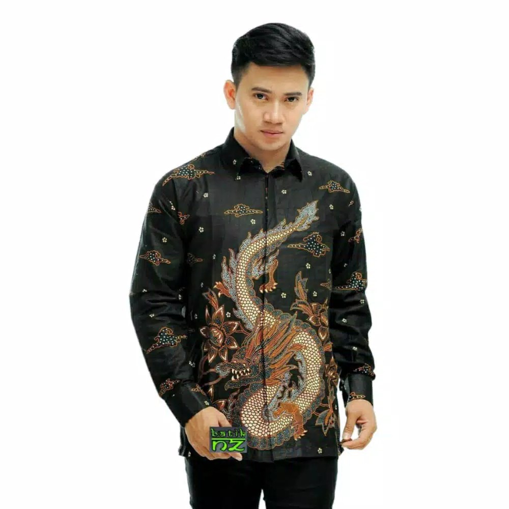 Bswart Batik Hrb026 Kenongo Hem Pendek Padi Pekalongan M L Xl Batik Pria Murah Modern Grosir