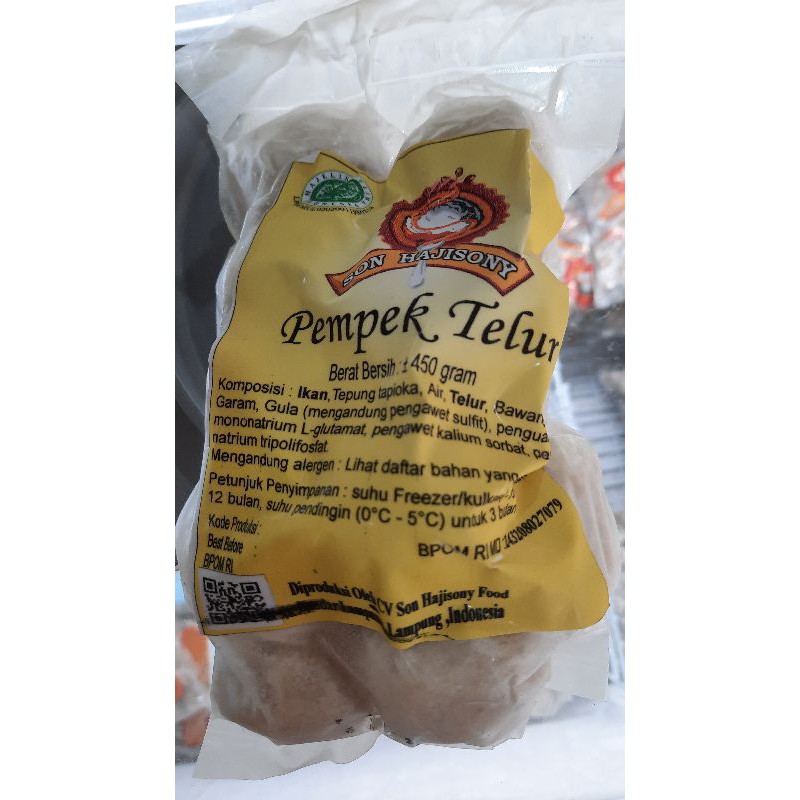 

pempek telur sony/son haji sony/pempek lampung/sony lampung