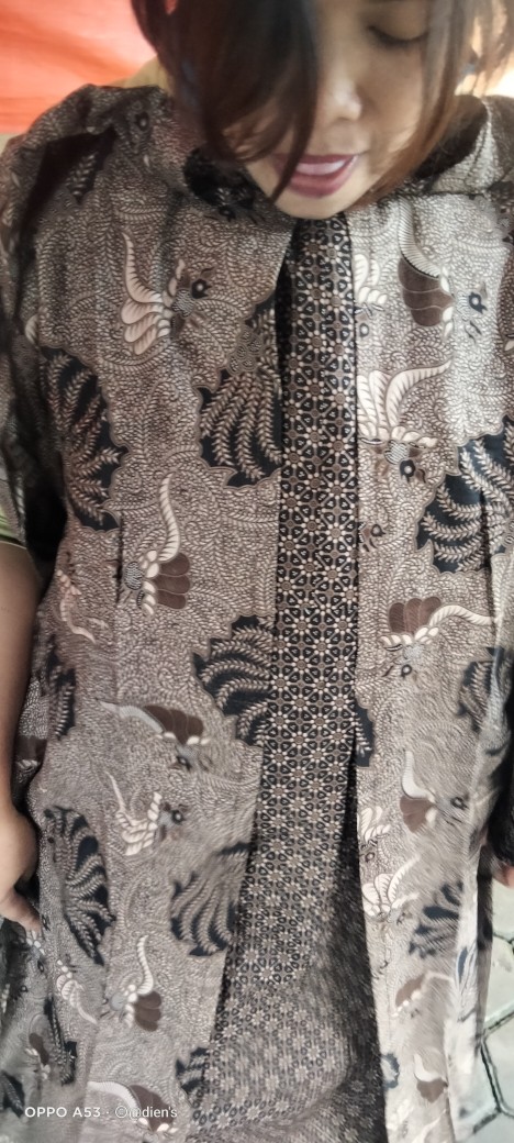 Batik Couple Keluarga Sania Ruffle Ori Ndoro Jowi Dnt