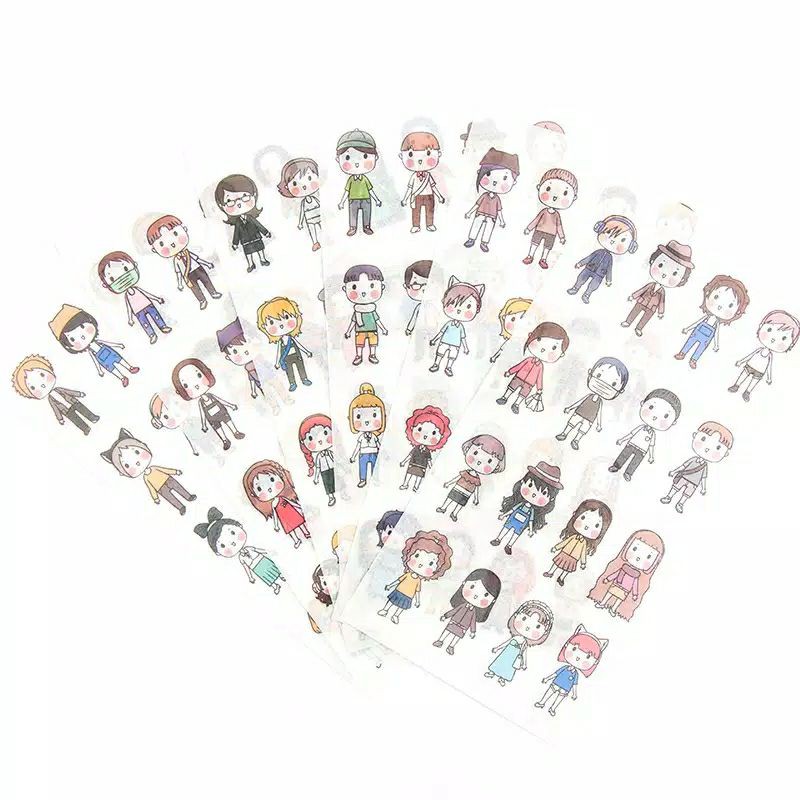 Sticker Aesthetic Stiker HP Lucu Diary Prakarya