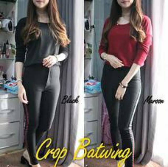 READY Crop Knit Batwing TA9