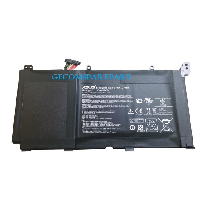 Original Baterai Laptop/Notebook Asus Vivobook C31-S551 S551 S551L S551LA S551LB V551 V551L V551LB