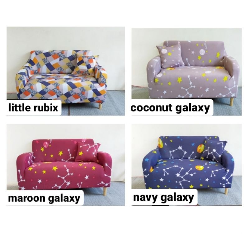 cover sarung sofa leter L SANTAI