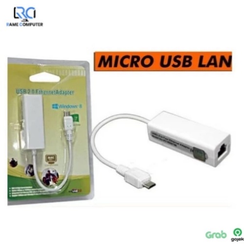 Micro USB 2.0 to LAN Ethernet RJ45 Network Adapter Converter Card