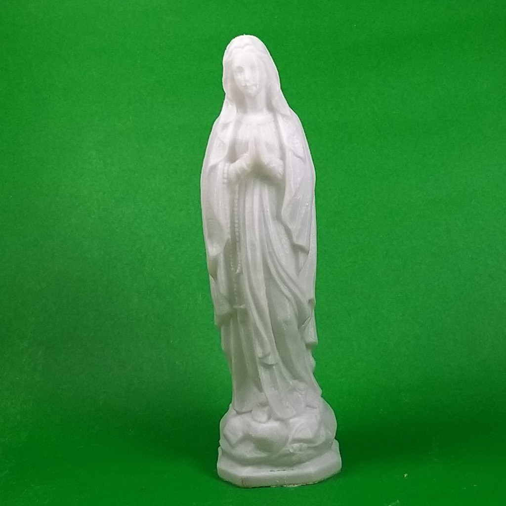 Patung Miniatur Bunda Maria Berdoa Indiglow Glow in the Dark DIY