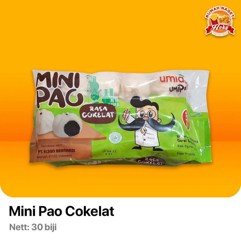 

Umiami Minipao Rasa Cokelat isi 30 biji