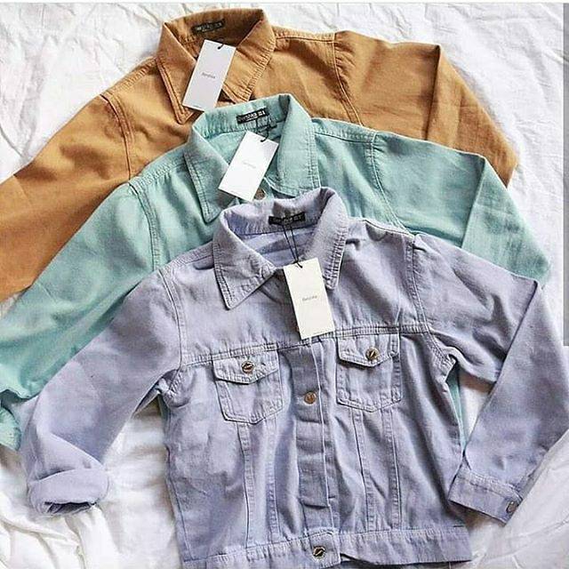 JAKET JEANS COKLAT // JACKET JEANS // BASIC SOFT JAKET