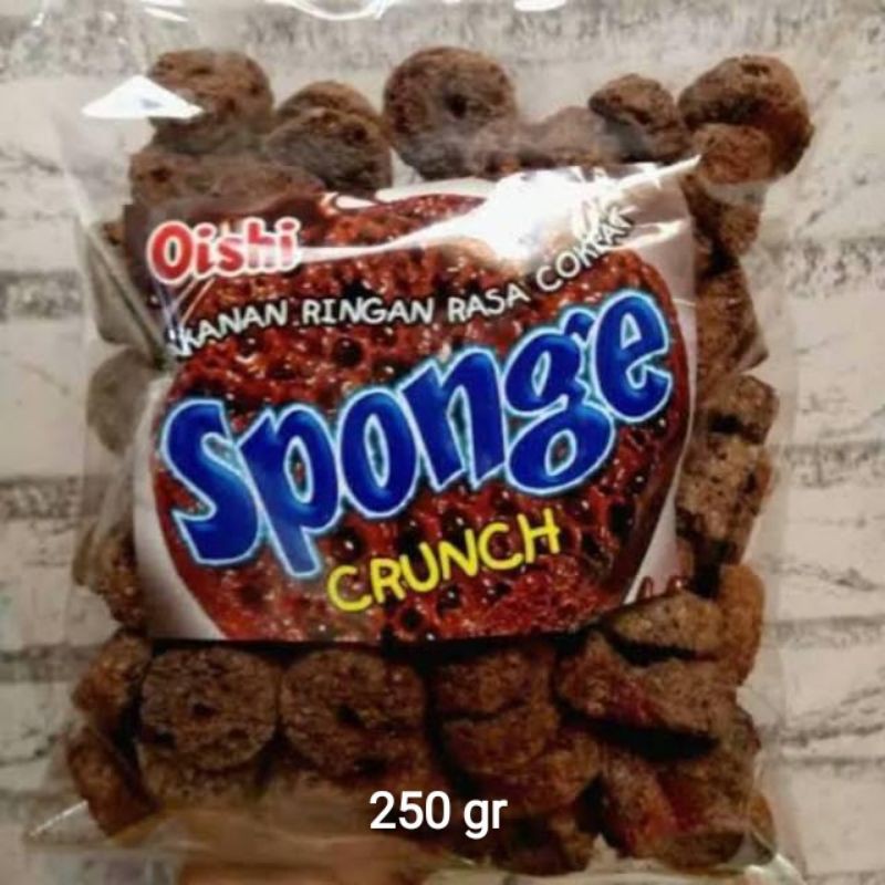 

Oishi Sponge Crunch Coklat 250 gr Cemilan Makanan Ringan Free Bubble Wrap