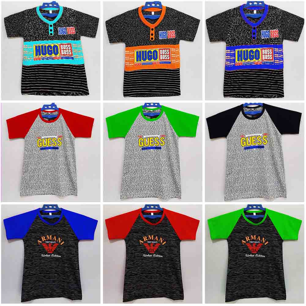 MKids88 - Baju Setelan KAOS Anak Atasan Aneka Motif