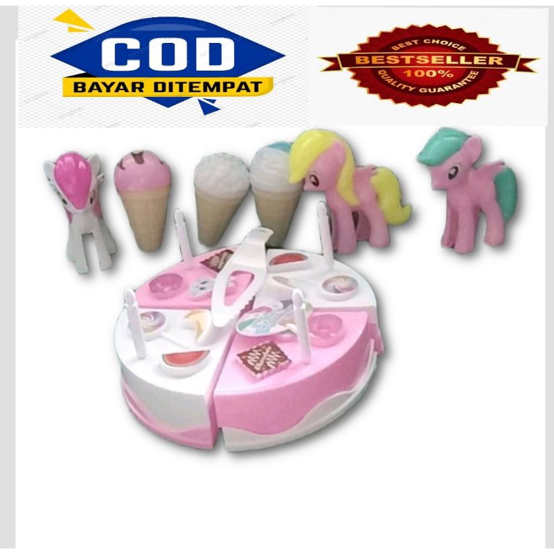 PROMO COD MAINAN KUE TART ES KRIM + PONY LM3