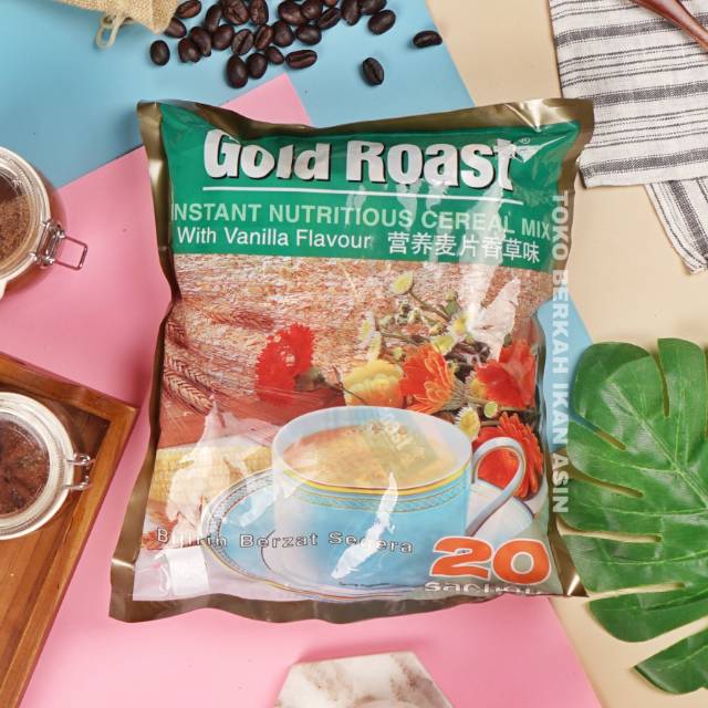 

Gold Roast Vanilla Cereal Mix Instant / Sereal Instant Vanilla