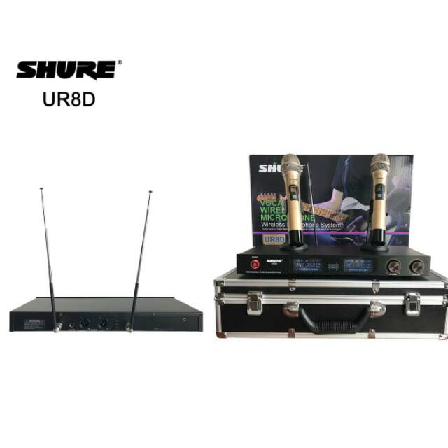 Microphone wireless digital shure UR8D