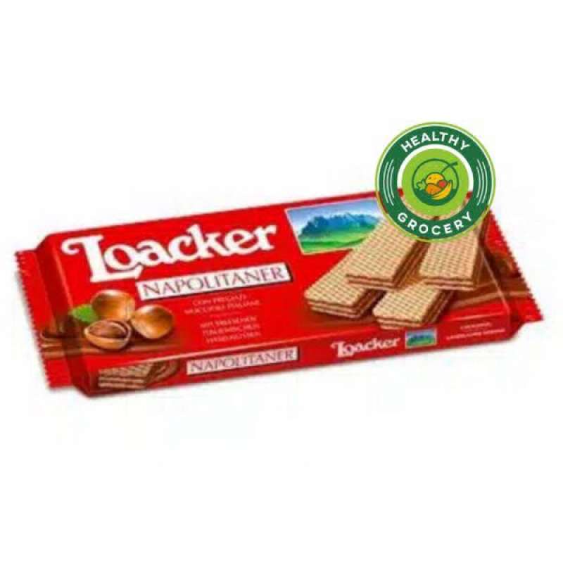 

Loacker Napolitaner Wafer Krim Kacang Hazel 175 Gram