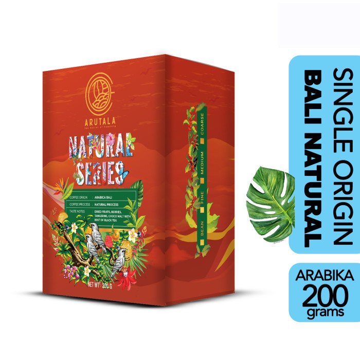 

vf0100f Arutala Natural Series - Arabika Bali 200 Gram - Giling Halus Ds20X11