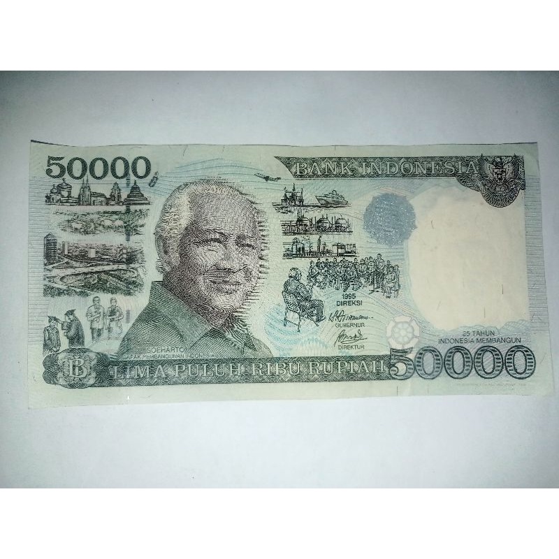 Uang 50000 Soeharto 1995