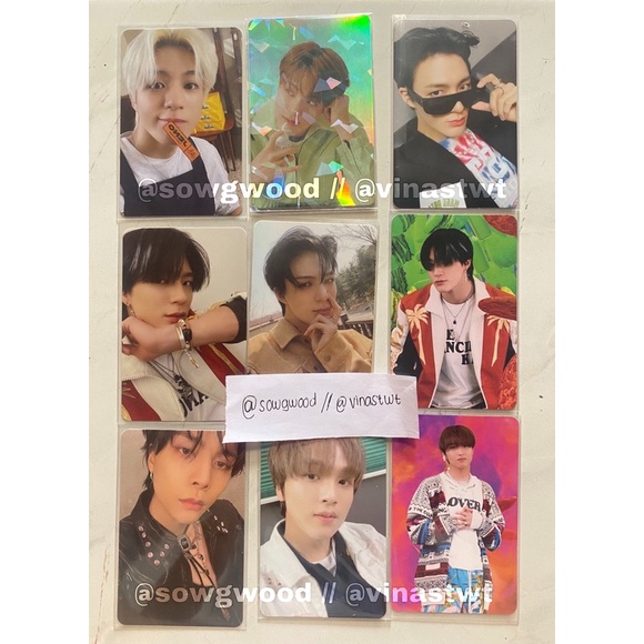 [BACA DESC] PC Jeno Agent Cafe Holo Bene Aladdin Crazy Chilling Haechan Arclip Selca Johnny Sticker 