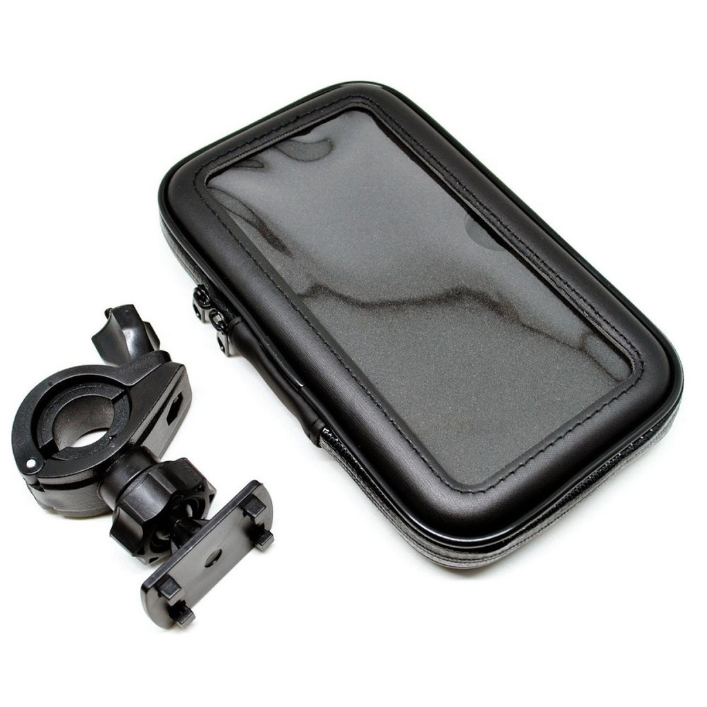 Bayar Ditempat Universal Bike Mount with Waterproof Case for Smartphone 5.5-6 Inch