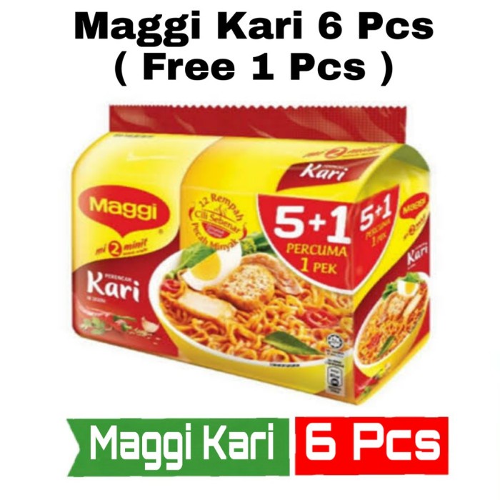 

s574gfd Mie Instan Premium Rasa Kari / Maggi Chicken Curry By Maggi Singapore Ff064151E