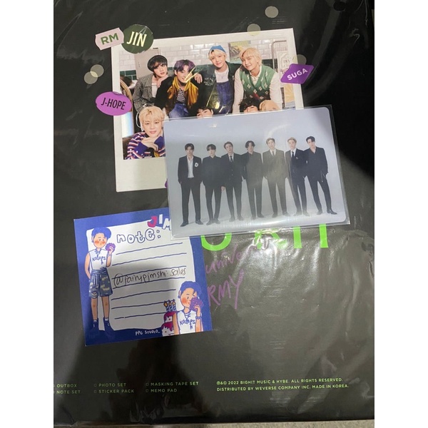 bts new years eve live nyel fun kit photocard pc grup group official