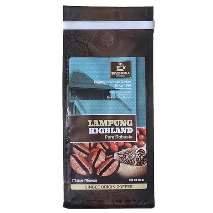 

Kopi Seven Bika Lampung Robusta Pure Robusta 200 Gr (Bubuk/Biji)-Fs Diskon