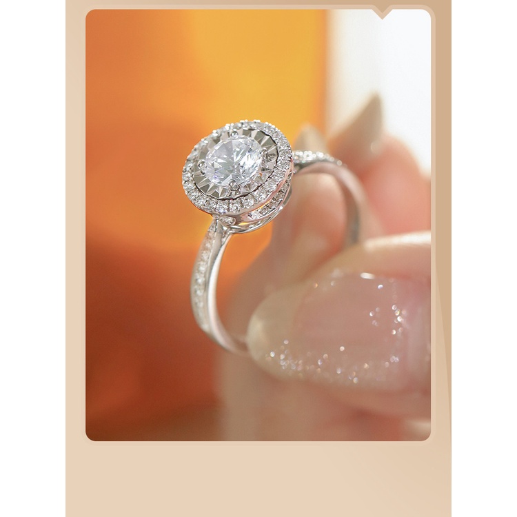 Cincin 111 Platinum PT950 Fashion Cincin Unik Lucu Keren /Deluna/ BS