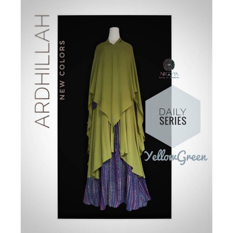 Nigoya Syari Ardillah Set - Gamis Daily Mewah Rayon Armani Swarovski Adem Premium