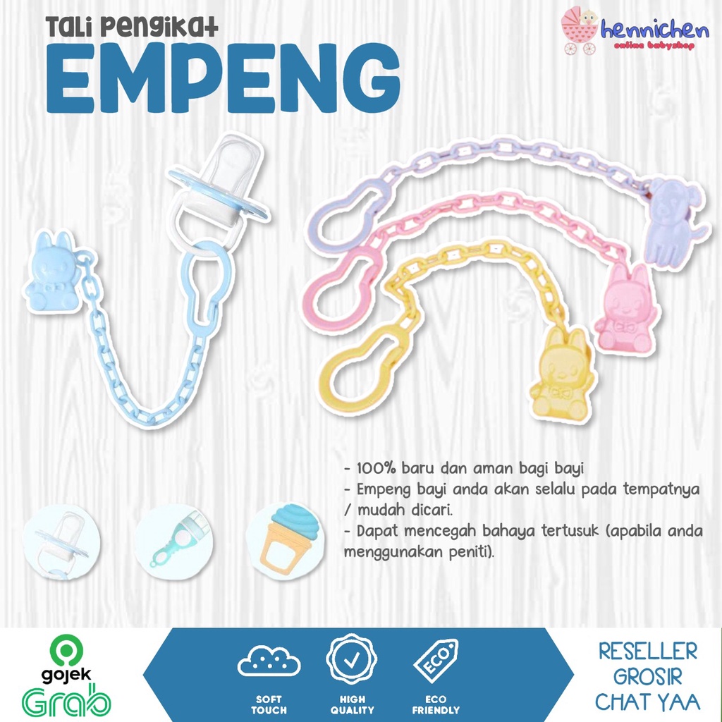 TALI PENGIKAT EMPENG / RANTAI PENGIKAT EMPENG / TALI DOT / TALI KLIP EMPENG