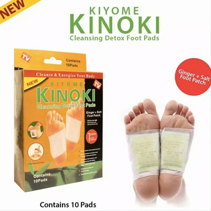 VICMALL -  (1 BOX ISI 10PCS) KOYO KAKI KINOKI GOLD DETOX /KOYO KESEHATAN AMPUH MENGHILANGKAN RACUN TUBUH