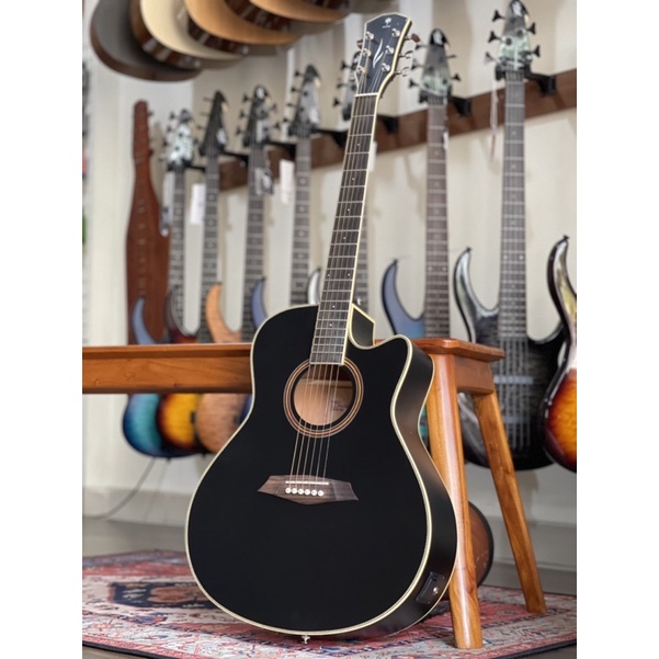 Gitar Akustik Dame Lilies 200 ELEKTRIK GL BLACK