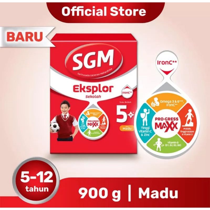 

SGM Eksplor 5 Plus Madu 900gr