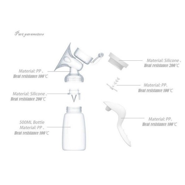 RealBubee (MediaTech) Manual Breastpump BPA Free - Pompa Asi Portable