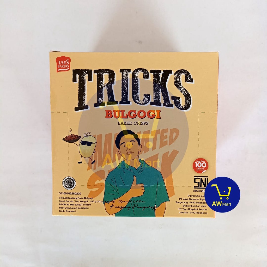 TRICKS BISKUIT KENTANG BOX 150 GRAM ISI 10 PACK - ALL VARIAN