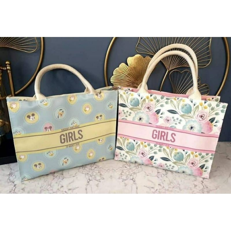 Tas souvenir/tas wanita custom/tas custom nama/souvenir tas custom