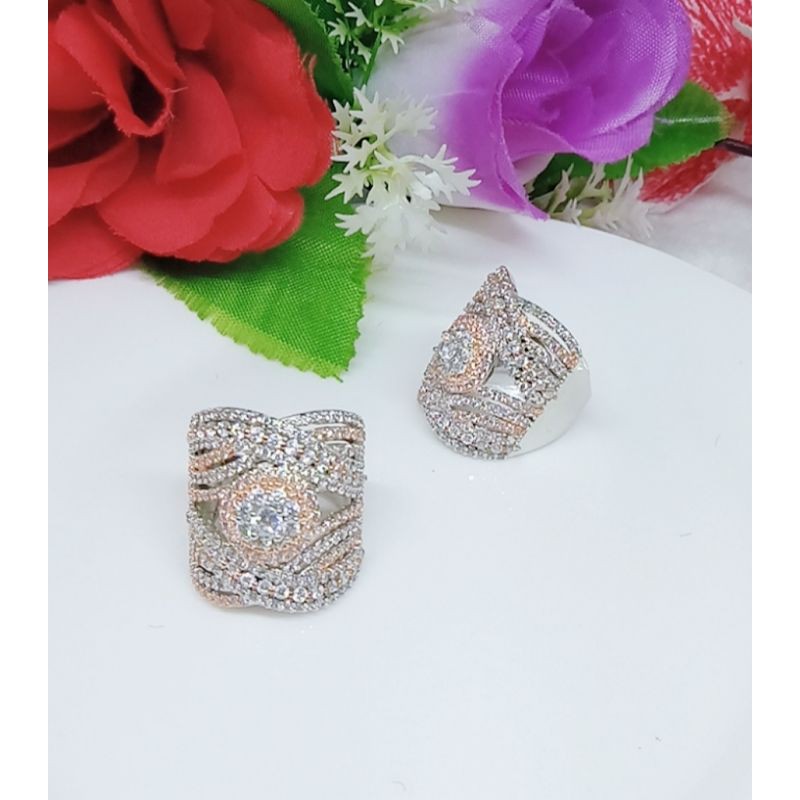 Cincin  kombinasi permata full k0001.0002