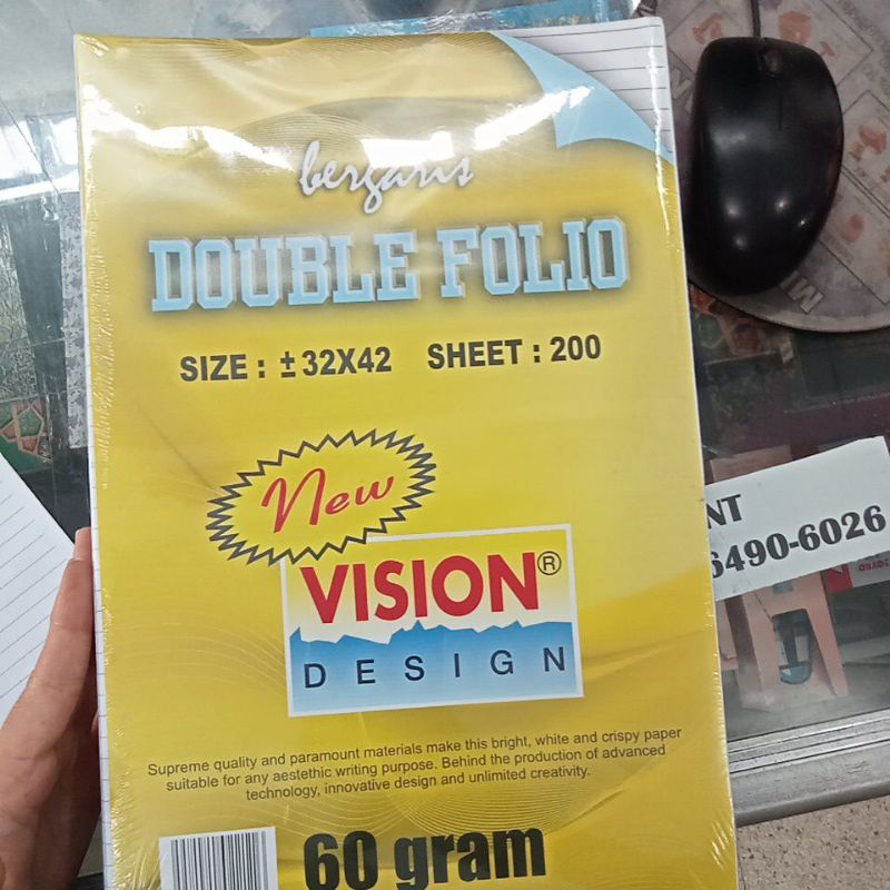 

Kertas Folio bergaris VISION
