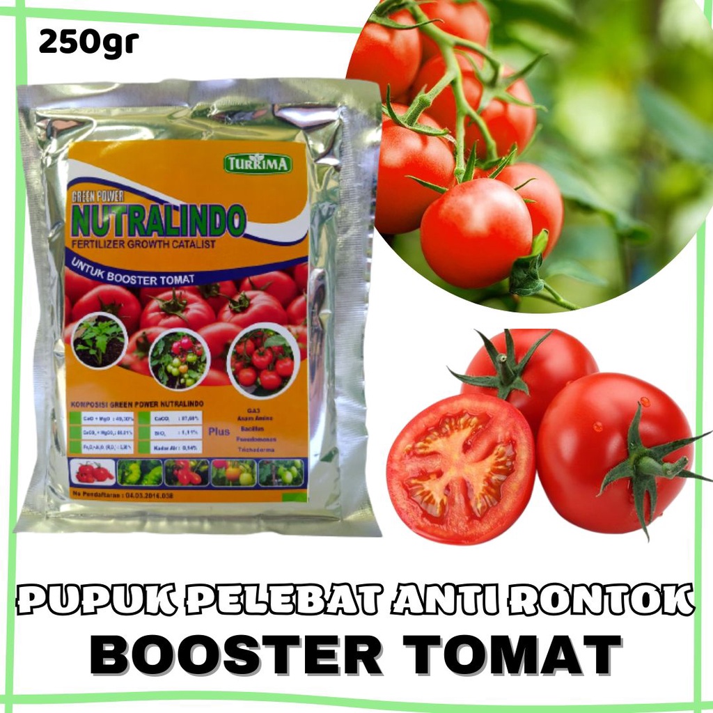 Pupuk Tomat Organik Padat, Nutrisi Tanaman Tomat Plus Asam Amino, Booster Tomat Agar Berbuah